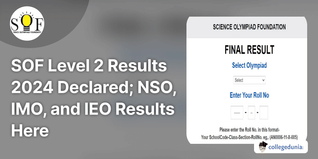SOF Level 2 Results 2024 Declared @sofworld.org; NSO, IMO, and IEO Results Here